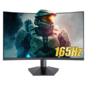 HKC CG275 27英寸165HZ电竞游戏显示器曲面台式电脑1080P高清屏幕