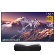 峰米 激光电视4K Cinema Pro家庭影院投影仪家用投影机(含100英寸菲涅尔硬屏  2400ANSI流明 4K高清 超短焦)