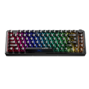 PLUS会员：MACHENIKE 机械师 K500F 81键 有线机械键盘 探索黑 冰芯轴 RGB