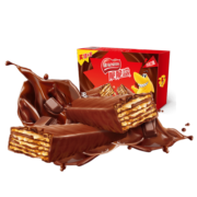 雀巢（Nestle）脆脆鲨 休闲零食 巧克力味威化饼干480g(18×20g+6x20g)