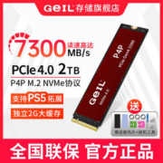 GeIL金邦P4P 2TB/4TB 4.0PCle NVMe协议SSD台式机笔记M.2固态硬盘