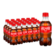 可口可乐汽水 碳酸饮料 300ml*24瓶 整箱装