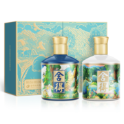 舍得白酒 品味舍得万象新礼盒装  52度 375ml*2 *1盒 浓香型白酒
