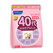 芳珂FANCL 女士复合维生素 女性40+综合营养包 30日量 VBVC 奶蓟草 胶原蛋白辅酶蓝莓 更年期不适 海外进口