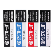 斑马牌（ZEBRA） JF-0.5笔芯盒装 按动中性笔替芯适用JJ15笔芯 0.5mm 红色 10支装