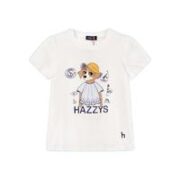 HAZZYS 哈吉斯 女童圆领短袖
