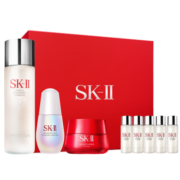 SK-II网红套装(神仙水160ml+面霜50g+新一代小灯泡30ml))sk2护肤品skii