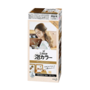 花王（KAO）Prettia泡沫染发膏染发剂liese莉婕植物泡泡染家用棉花糖棕