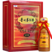 茅台（MOUTAI)53度飞天酒茅台年份15年 30年 50年 陈酿酱香型白酒 茅台十五年 15年 单瓶礼盒装
