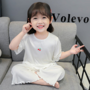 PLUS会员： SXTJ  女童冰丝家居服*2套