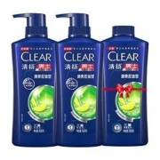 CLEAR 清扬 男士去屑止痒控油洗发水 500g*3