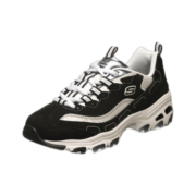 斯凯奇（Skechers）【预售】珠珠熊老爹鞋女士运动鞋子厚底增高经典黑白色春149463 黑色/白色/BKW 37 正常码，脚背宽高选大半码