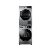 618预售、PLUS会员：Midea 美的 洗烘套装 MG100A5-Y46B+MH90-H03Y  10kg滚筒洗衣机全自动+9kg热泵烘干机 简尚系列