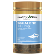 HealthyCare 深海角鲨烯软胶囊 200粒 中老年护心补脑提高脑氧含量 澳洲原装进口 【耐缺氧】角鲨烯  1瓶装