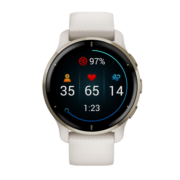 佳明（GARMIN） Venu2 Plus智能运动手表跑步心率血氧睡眠语音蓝牙通话腕表音乐 雅致白