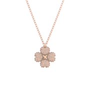 施华洛世奇（SWAROVSKI）【品牌官方直售】 施华洛世奇 LATISHA 项链女 幸运四叶草 镀玫瑰金色 5636489