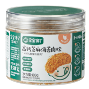 PLUS会员：宝宝馋了 儿童高钙芝麻海苔肉松 80g（赠送3袋饼干）*3件
