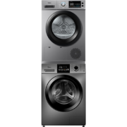 需购券、618预售、PLUS会员：Midea 美的 MG100VC33WIY+MH100VH03Y 洗烘套装 10kg