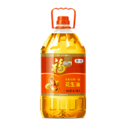 京东百亿补贴：福临门 食用油 浓香压榨一级 花生油6.18L 中粮出品*2件