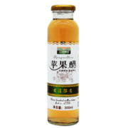 亿佳果园0脂发酵苹果醋饮料300ml*8瓶整箱包邮玻璃瓶果汁厂家直销