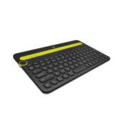 logitech 罗技 K480 79键 蓝牙无线薄膜键盘 黑色 无光