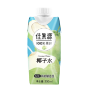Plus会员:佳果源100%NFC椰子水330ml*12瓶*2件