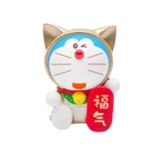 正版哆啦a梦福气满满盲盒机器猫手办招财猫摆件公仔创意收藏礼物