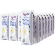 【自营】新西兰 纽仕兰4.0g乳蛋白全脂高钙纯牛奶250ml*24盒进口