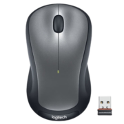 罗技（Logitech）无线鼠标M320 电脑笔记本台式机USB办公便携 2.4GHz 灰色