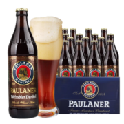 京东百亿补贴：保拉纳（Paulaner）德国原装进口啤酒 黑啤500ml*20瓶玻璃