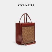 【预售】COACH/蔻驰女士经典标志迷你CASHIN托特包琴谱包斜挎包