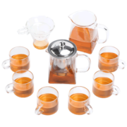 苏氏陶瓷（SUSHI CERAMICS）玻璃茶具套装高硼硅耐热玻璃茶壶茶杯加厚公道杯过滤泡壶