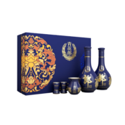 郎酒【官方授权】青花郎酱香型53度陈酿高度白酒庄园酱酒过节送礼 500ml*2瓶双支礼盒装