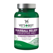绿十字猫草片  维倍思VET'S BEST 美国进口猫咪化毛球片 60片*2瓶