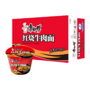 京喜APP：康师傅 经典桶红烧牛肉面 85g×12桶整箱