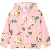 水孩儿（SOUHAIT）童装男童女童遮阳服儿童男女皮肤衣夏季新款薄外套时尚印花舒适透 糖心粉-女童SHPXGD04CC649P29 160
