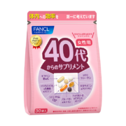 PLUS会员：FANCL 芳珂 女性40代综合营养包 7粒*30袋