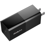 ThinkPlus联想口红电源65W充电器Type-C转方口 PD快充套装 ThinkPad笔记本适配器 电脑/手机/平板通用