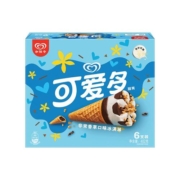 【吴磊同款】和路雪可爱多冰激凌甜筒香草口味67g*6支冰淇淋雪糕