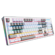 618预售：MSI 微星 GK50Z PIXEL 40度灰 红轴 机械键盘 104键