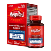 旭福 MegaRed脉拓南极磷虾油750mg软胶囊80粒（美国进口omega-3脂肪酸鱼油升级磷脂虾青素dha成人中老年人）