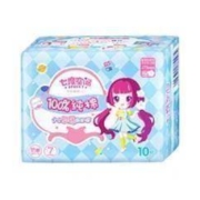七度空间 少女纯棉卫生巾夜用275mm 共40片*2件