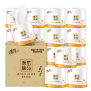 清风 卷筒纸卫生纸24卷+3卷原木纯品家用