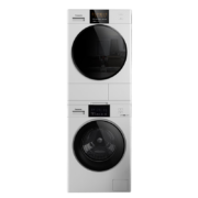 再降价、618预售、需购券、PLUS会员：Panasonic 松下 NVAE+EH900W 热泵洗烘套装10kg+9kg 白月光2.0