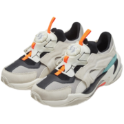 PUMA彪马官方 男女同款情侣休闲鞋 THUNDER 369355 米白色-黑色-07 37.5
