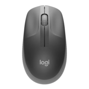 罗技（Logitech）M190 全尺寸无线鼠标 笔记本电脑台式机商务办公家用鼠标 M190 石墨黑