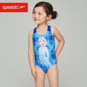 SPEEDO 速比涛 迪士尼冰雪奇缘系列 女童连体泳衣 807970D789