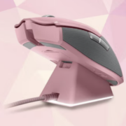 20点、618预售、PLUS会员：RAZER 雷蛇 毒蝰 终级版 粉水晶 无线游戏鼠标 DPI 20000 含底座