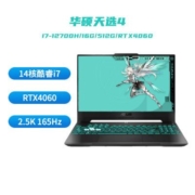 华硕天选4 14核i7 4060 2.5K165刷新高色域学生游戏笔记本电脑