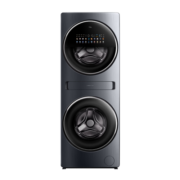 TCL双子舱Q10复式分区16kg大容量洗烘一体双直驱变频智能投放家用全自动双滚筒母婴洗衣机G160Q10-HDY